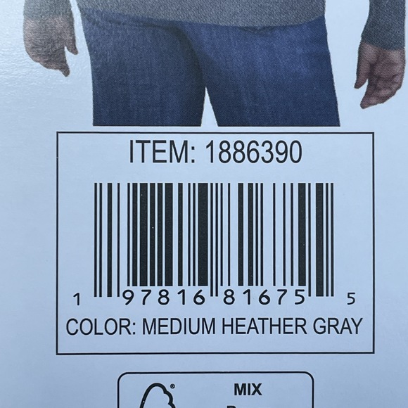 Lucky Brand Women's XXL Pullover Medium Heather Gray V-Neck H0403 - Picture 7 of 7